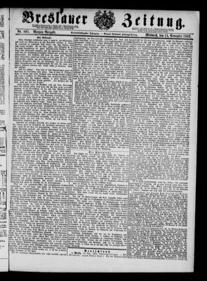 Breslauer Zeitung vom 15.11.1882
