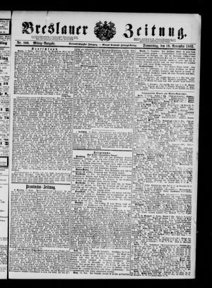 Breslauer Zeitung vom 16.11.1882