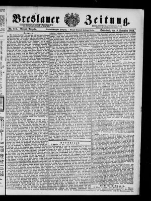 Breslauer Zeitung vom 18.11.1882