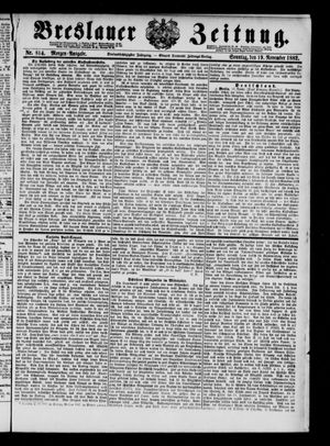 Breslauer Zeitung vom 19.11.1882