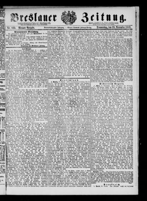 Breslauer Zeitung vom 23.11.1882