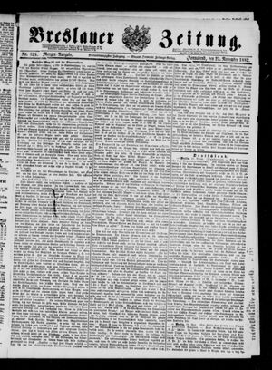 Breslauer Zeitung vom 25.11.1882