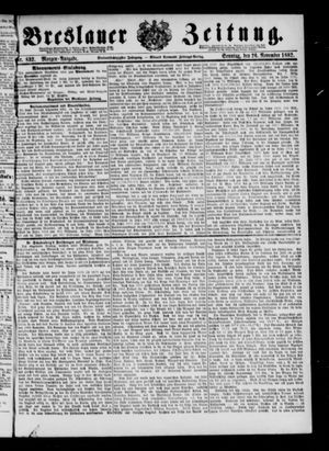 Breslauer Zeitung vom 26.11.1882