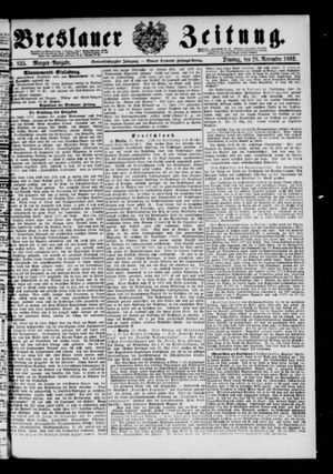 Breslauer Zeitung vom 28.11.1882