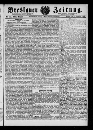 Breslauer Zeitung vom 01.12.1882