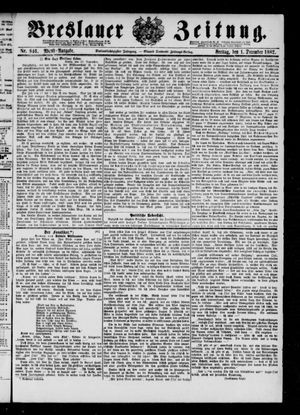 Breslauer Zeitung vom 01.12.1882