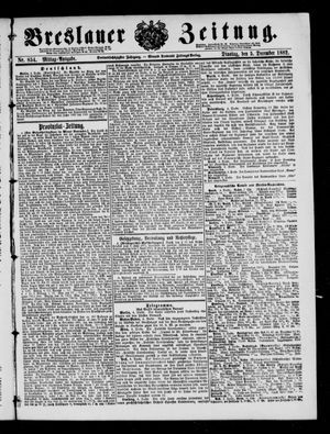 Breslauer Zeitung vom 05.12.1882