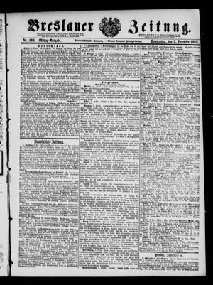 Breslauer Zeitung vom 07.12.1882