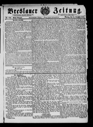 Breslauer Zeitung vom 11.12.1882