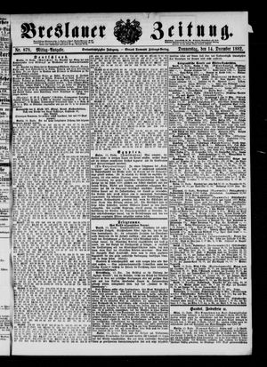 Breslauer Zeitung on Dec 14, 1882