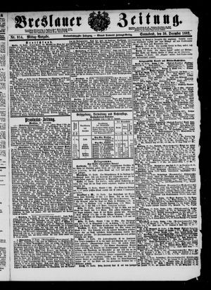Breslauer Zeitung on Dec 30, 1882