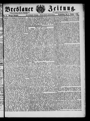 Breslauer Zeitung on Jan 4, 1883
