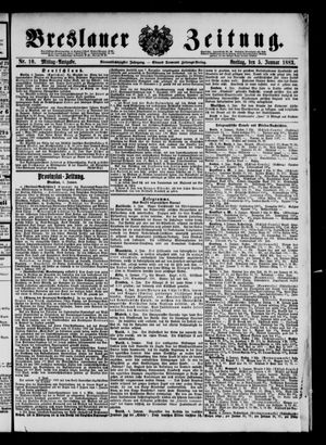 Breslauer Zeitung on Jan 5, 1883