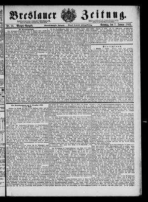 Breslauer Zeitung vom 07.01.1883
