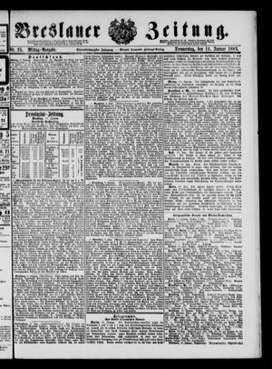 Breslauer Zeitung vom 11.01.1883