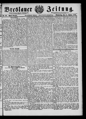 Breslauer Zeitung on Jan 11, 1883
