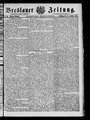 Breslauer Zeitung on Jan 16, 1883