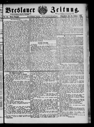 Breslauer Zeitung on Jan 20, 1883
