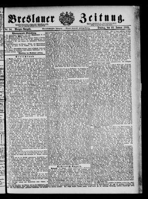 Breslauer Zeitung vom 23.01.1883