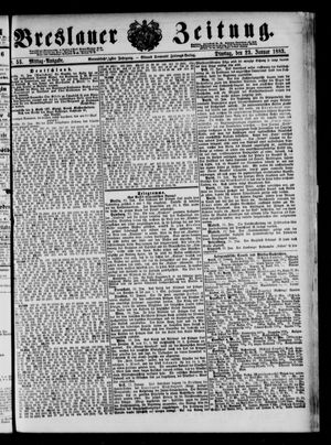 Breslauer Zeitung vom 23.01.1883
