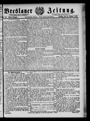 Breslauer Zeitung vom 23.01.1883