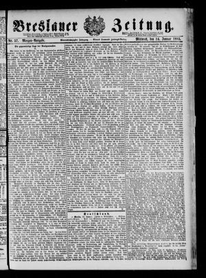 Breslauer Zeitung on Jan 24, 1883