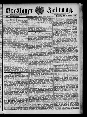 Breslauer Zeitung vom 25.01.1883