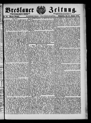 Breslauer Zeitung vom 27.01.1883
