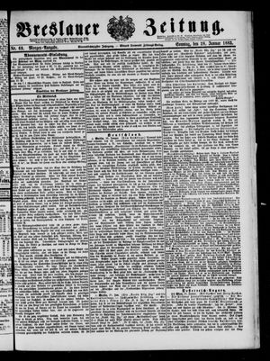 Breslauer Zeitung on Jan 28, 1883