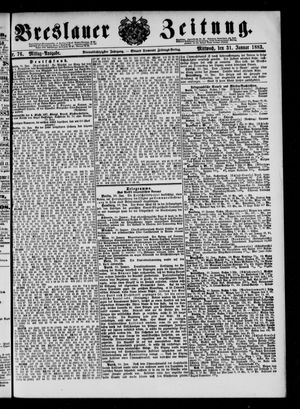 Breslauer Zeitung on Jan 31, 1883