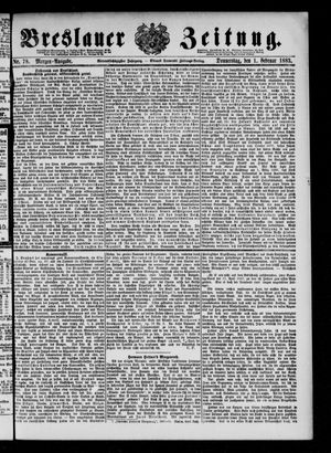 Breslauer Zeitung on Feb 1, 1883