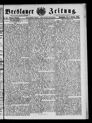 Breslauer Zeitung on Feb 3, 1883