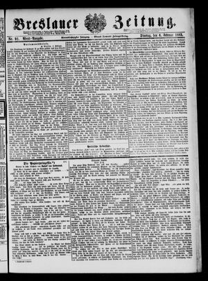 Breslauer Zeitung vom 05.02.1883