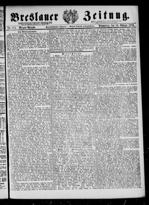 Breslauer Zeitung vom 15.02.1883