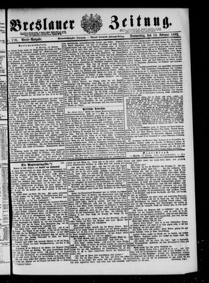 Breslauer Zeitung vom 15.02.1883