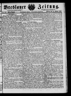 Breslauer Zeitung vom 19.02.1883