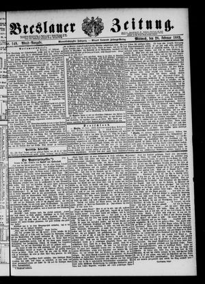 Breslauer Zeitung vom 28.02.1883