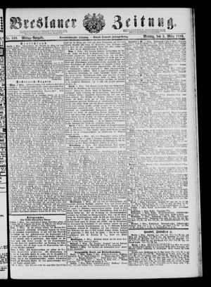 Breslauer Zeitung on Mar 5, 1883