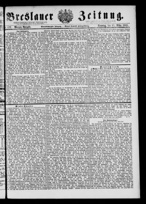 Breslauer Zeitung on Mar 11, 1883