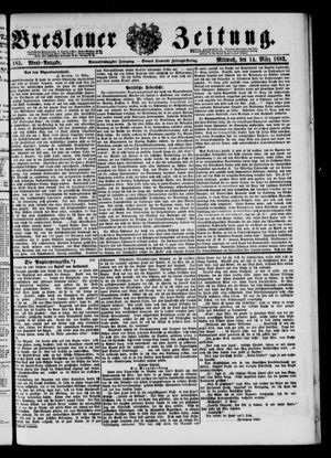 Breslauer Zeitung on Mar 14, 1883