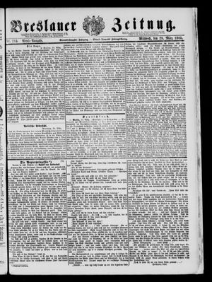 Breslauer Zeitung vom 28.03.1883