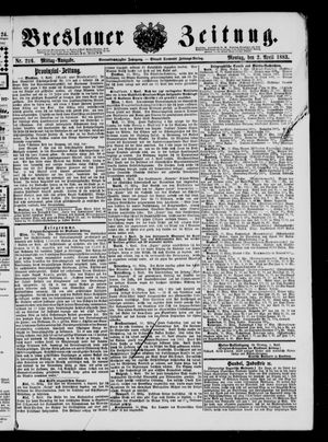 Breslauer Zeitung on Apr 2, 1883