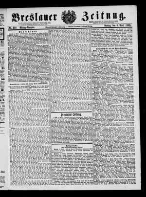 Breslauer Zeitung vom 06.04.1883