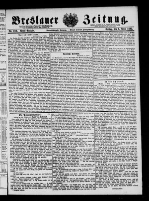 Breslauer Zeitung on Apr 6, 1883