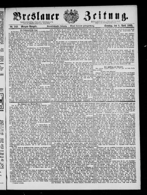 Breslauer Zeitung vom 08.04.1883