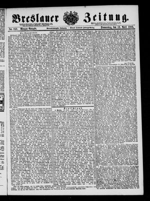 Breslauer Zeitung vom 12.04.1883