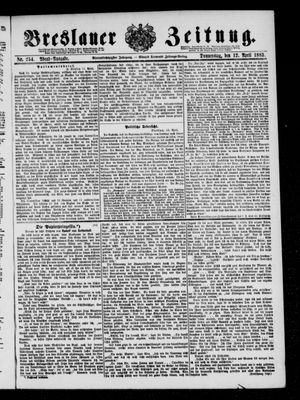 Breslauer Zeitung vom 12.04.1883