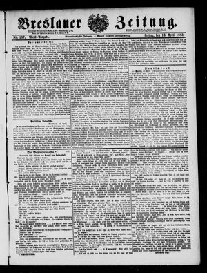 Breslauer Zeitung vom 13.04.1883