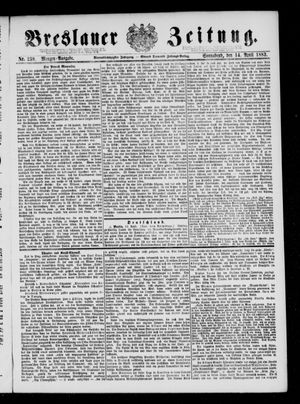 Breslauer Zeitung vom 14.04.1883