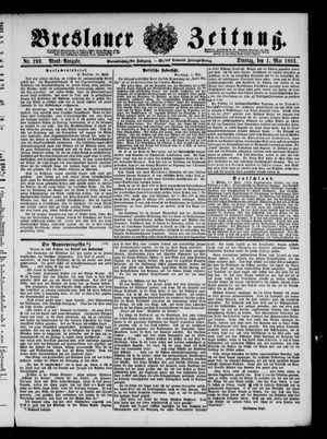 Breslauer Zeitung on May 1, 1883